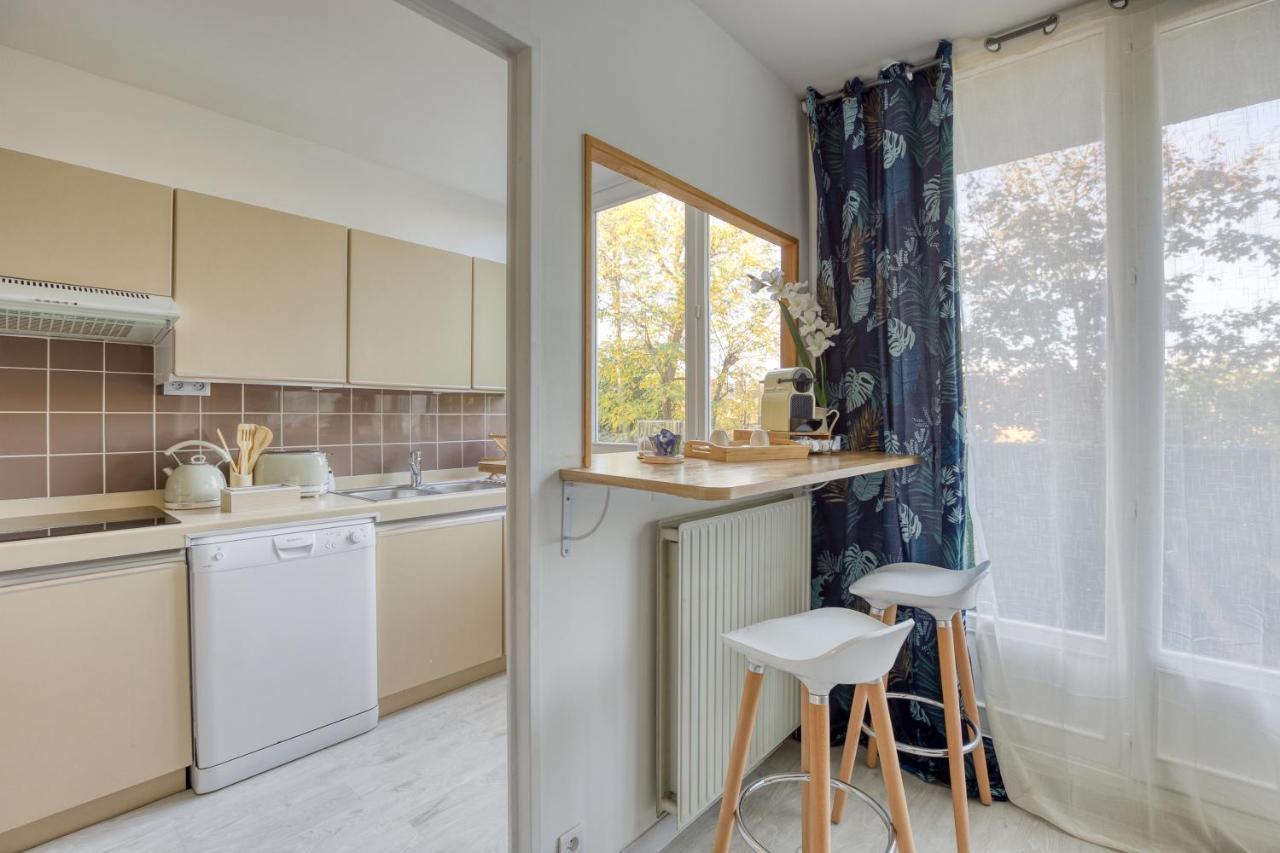 Escale De L'Yvette - 50M2 Cosy, Balcony & Parking Apartment Longjumeau Exterior photo